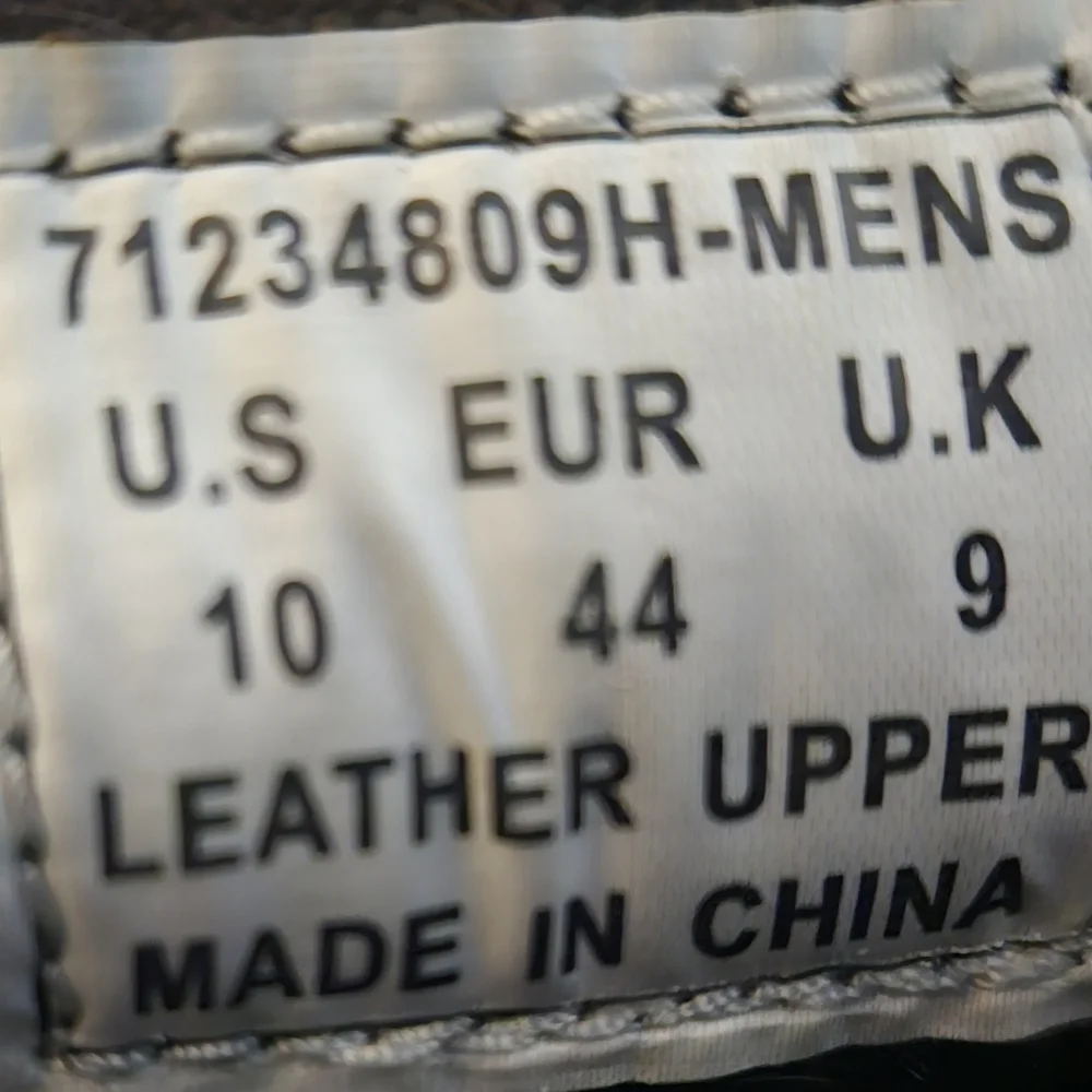 Vintage Men's Adio Skater Shoe Brown & Tan Leather Slip-On Shoes Size 10 USED - Picture 14 of 15